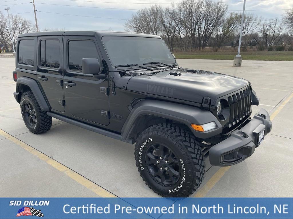 used 2021 Jeep Wrangler Unlimited car, priced at $32,994