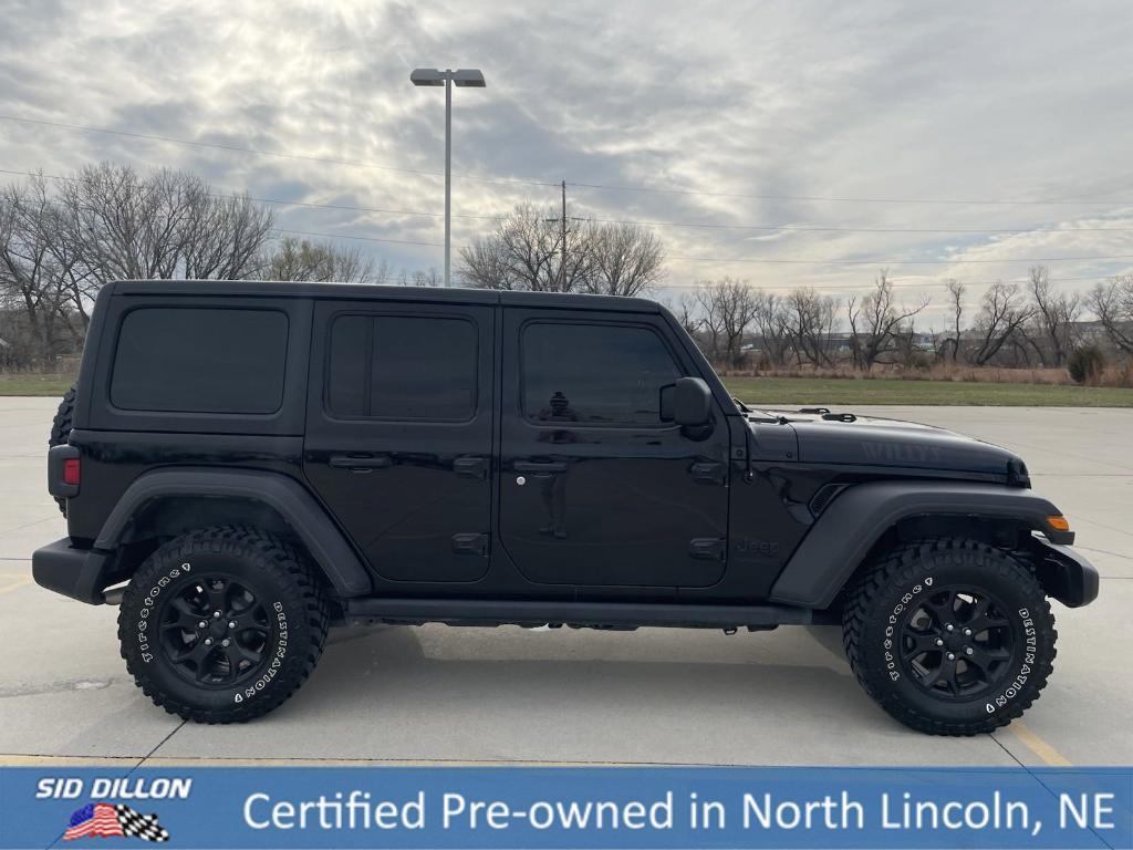 used 2021 Jeep Wrangler Unlimited car, priced at $32,994