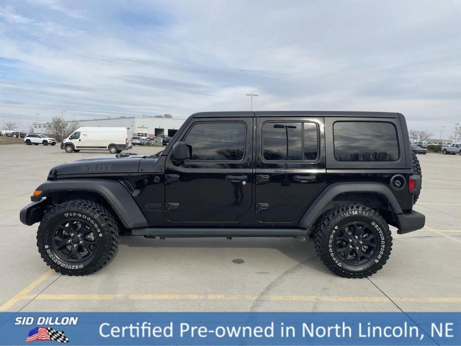 used 2021 Jeep Wrangler Unlimited car, priced at $32,994