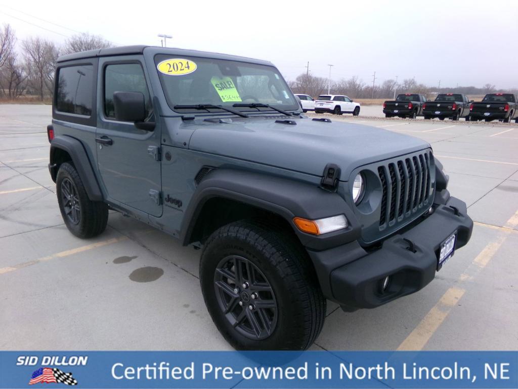 used 2024 Jeep Wrangler car, priced at $35,995