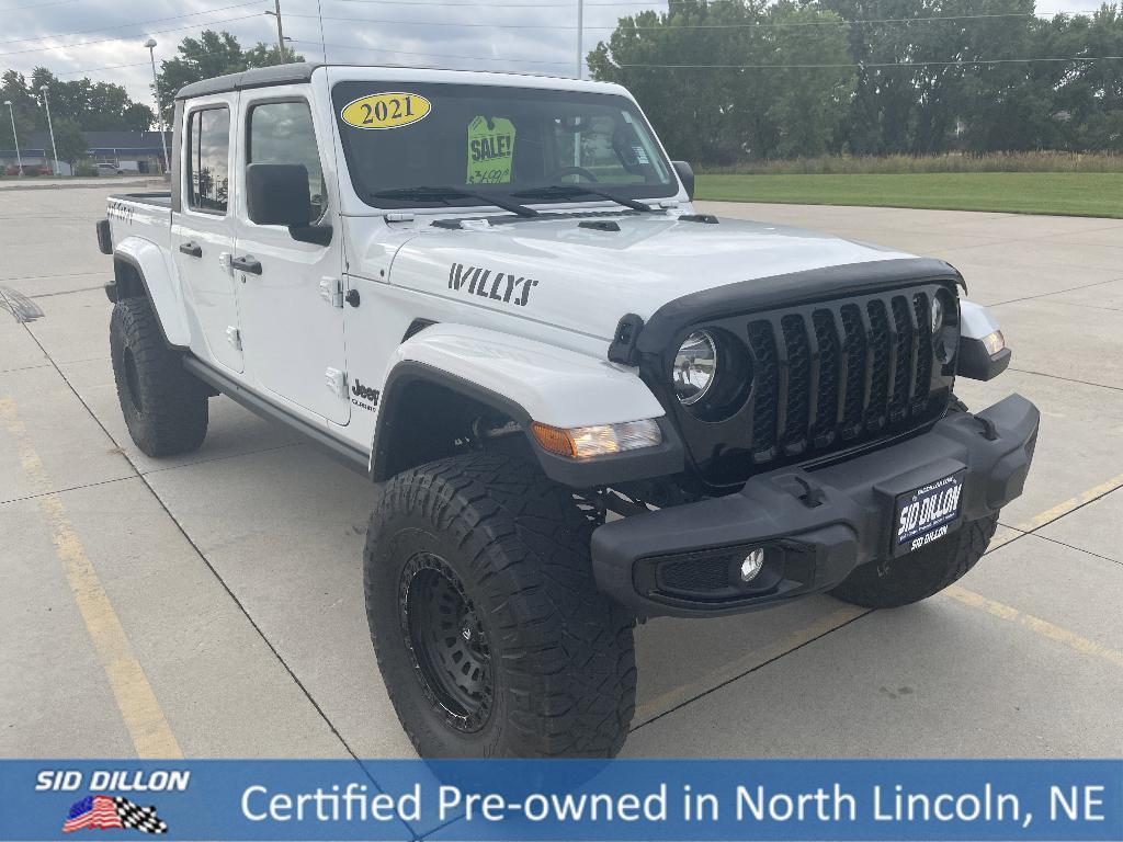 used 2021 Jeep Gladiator car, priced at $33,491