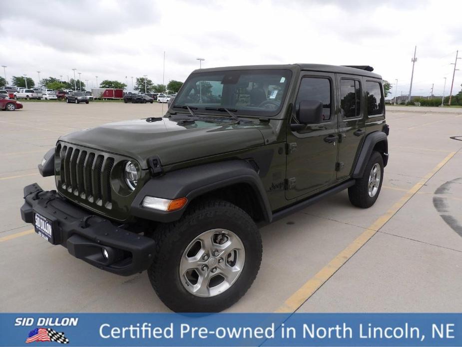 used 2021 Jeep Wrangler Unlimited car, priced at $35,892