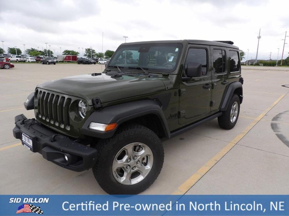 used 2021 Jeep Wrangler Unlimited car, priced at $36,993