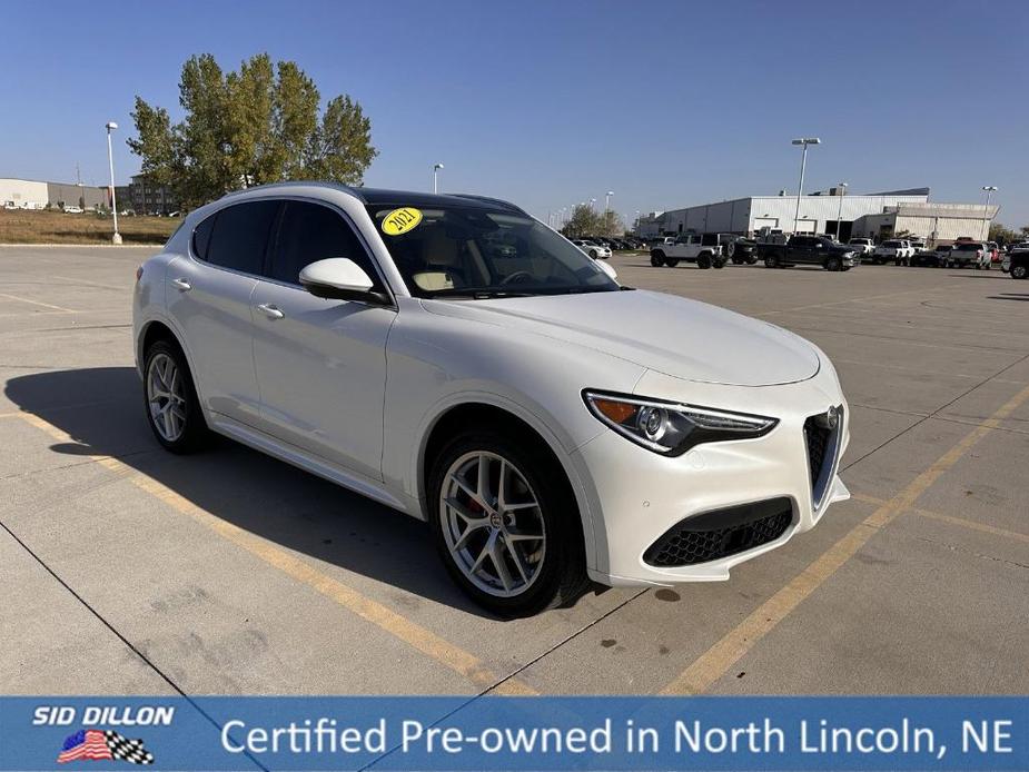 used 2021 Alfa Romeo Stelvio car, priced at $26,795