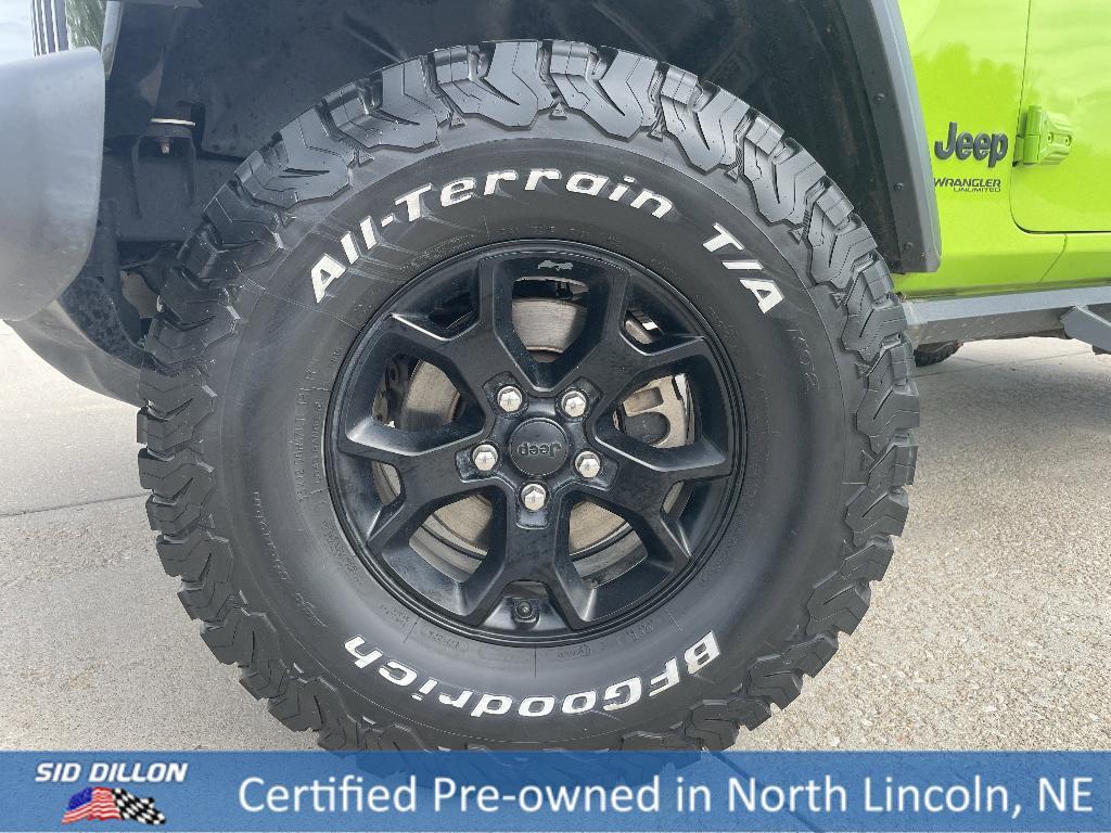 used 2021 Jeep Wrangler Unlimited car, priced at $33,991
