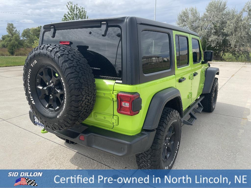 used 2021 Jeep Wrangler Unlimited car, priced at $33,991