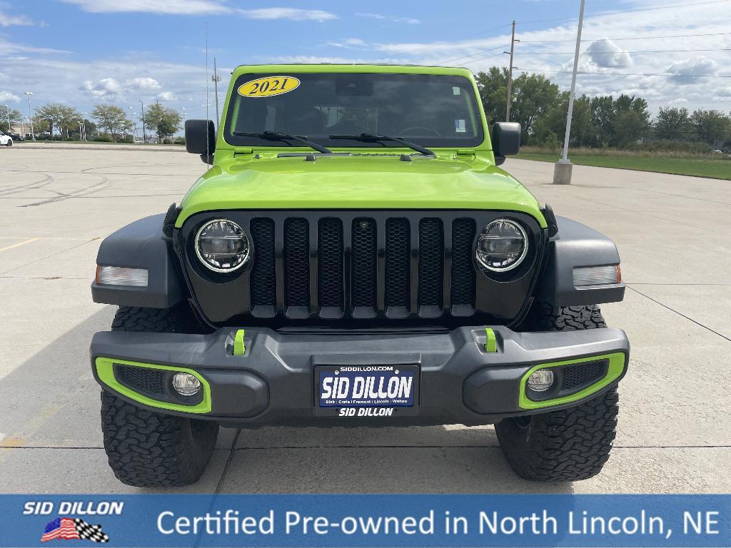 used 2021 Jeep Wrangler Unlimited car, priced at $33,991