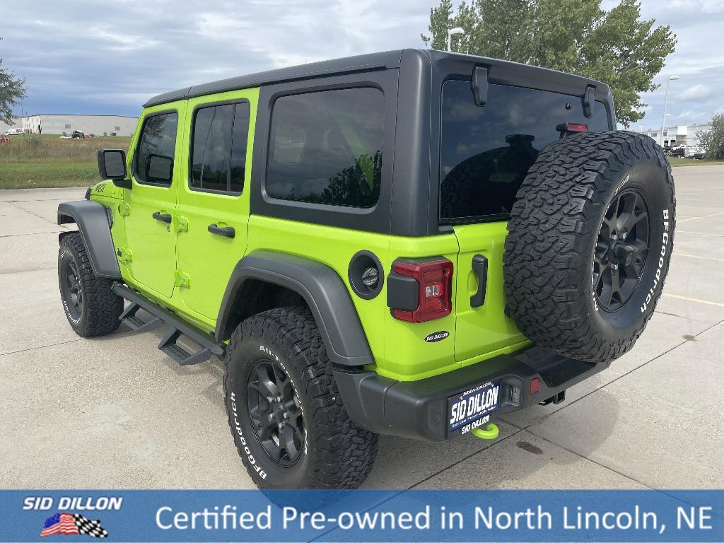 used 2021 Jeep Wrangler Unlimited car, priced at $33,991