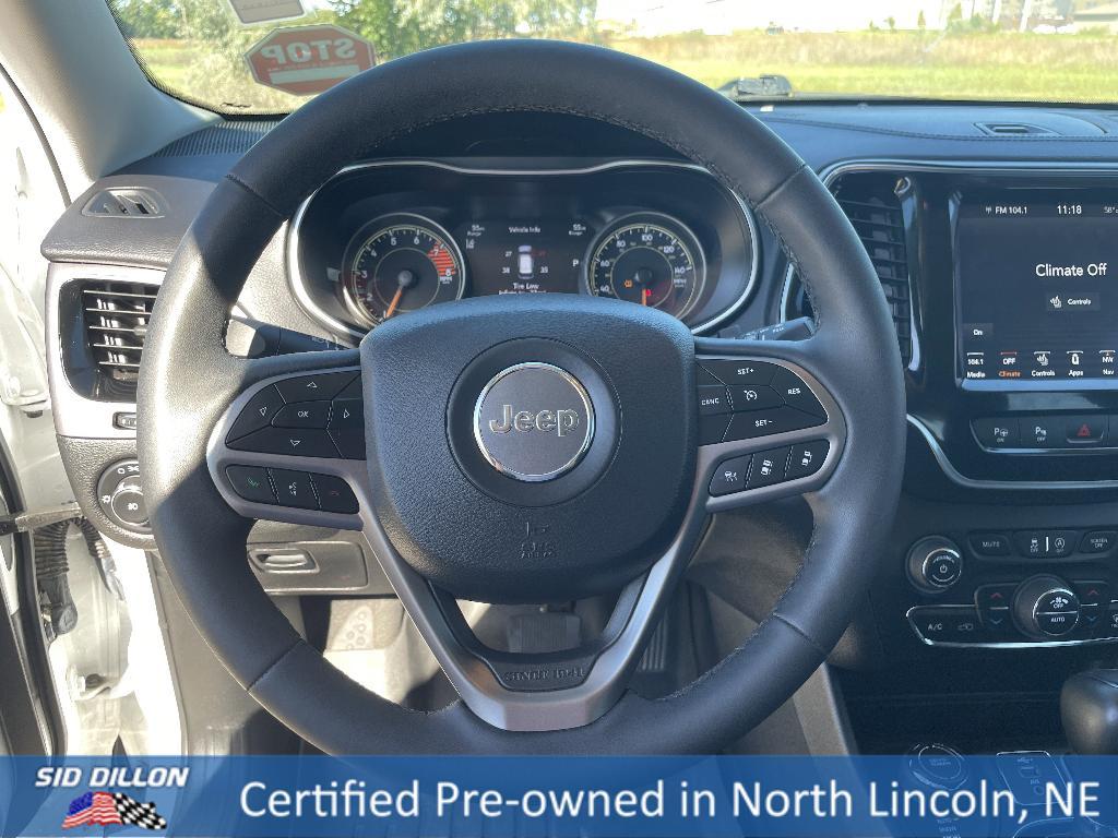 used 2021 Jeep Cherokee car, priced at $22,892