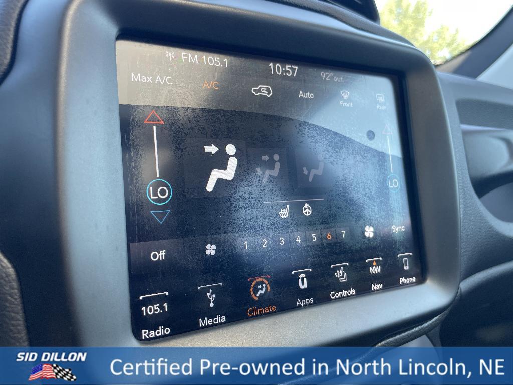 used 2018 Jeep Renegade car, priced at $18,894