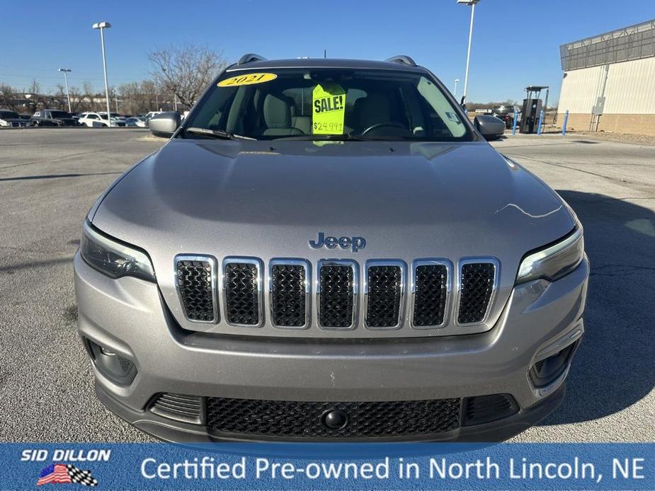 used 2021 Jeep Cherokee car, priced at $23,793