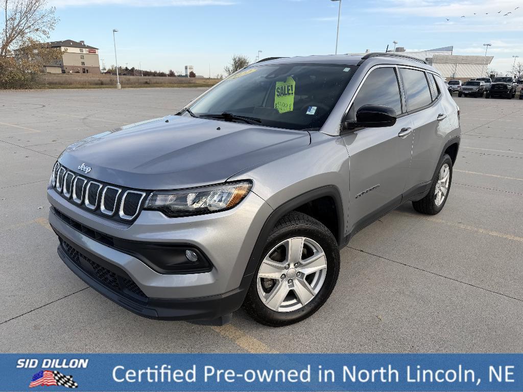 used 2022 Jeep Compass car, priced at $22,394