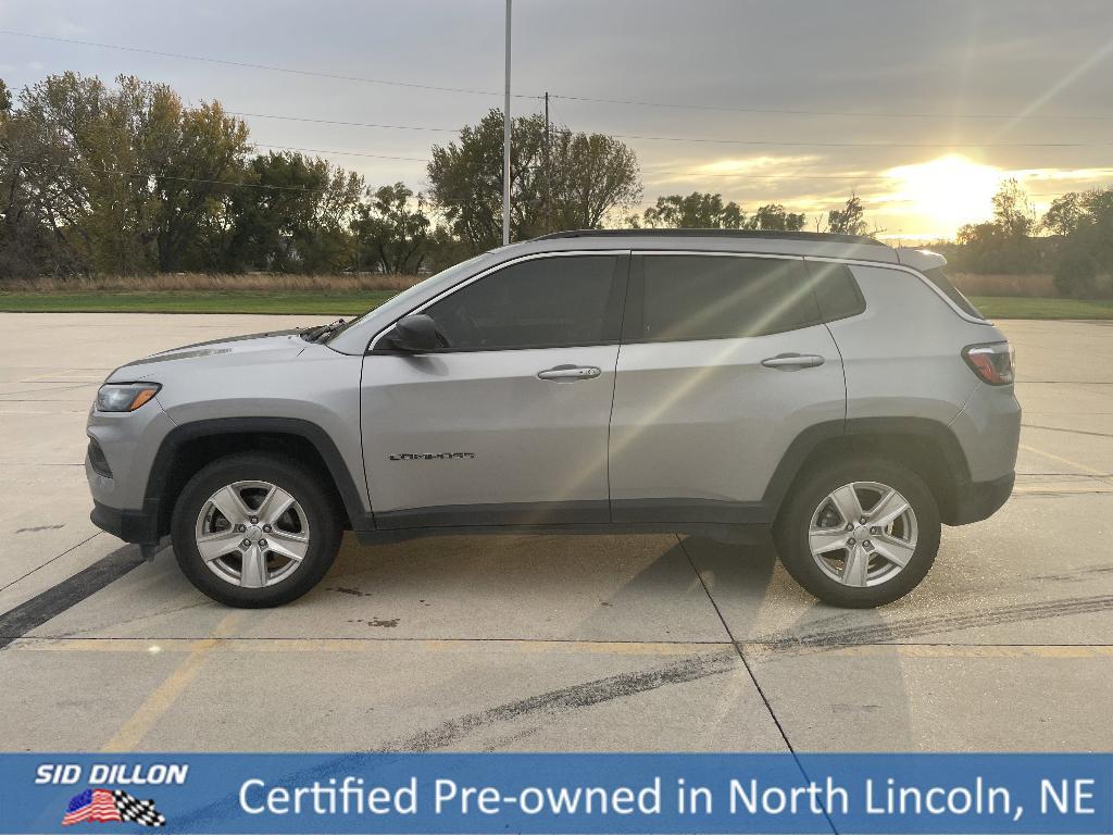 used 2022 Jeep Compass car, priced at $22,492