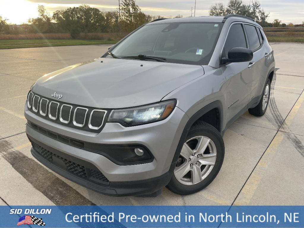 used 2022 Jeep Compass car, priced at $22,492