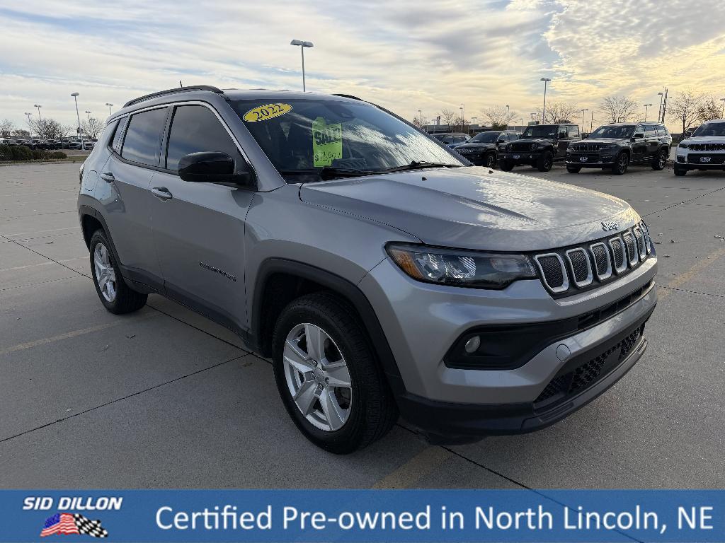 used 2022 Jeep Compass car, priced at $22,394
