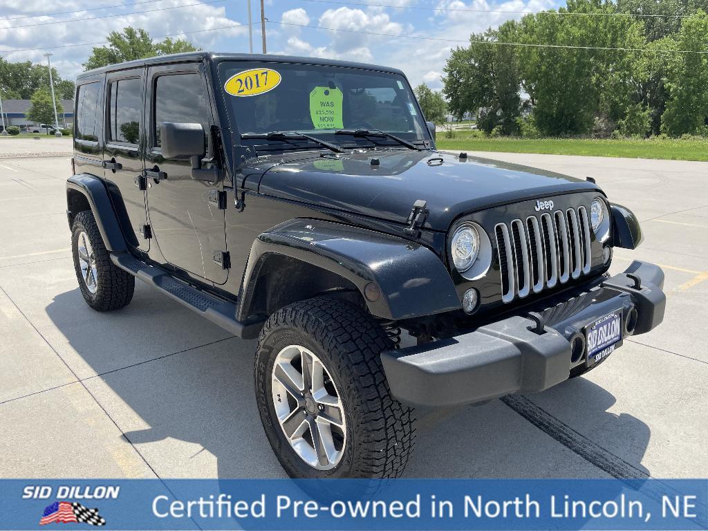 used 2017 Jeep Wrangler Unlimited car, priced at $23,793