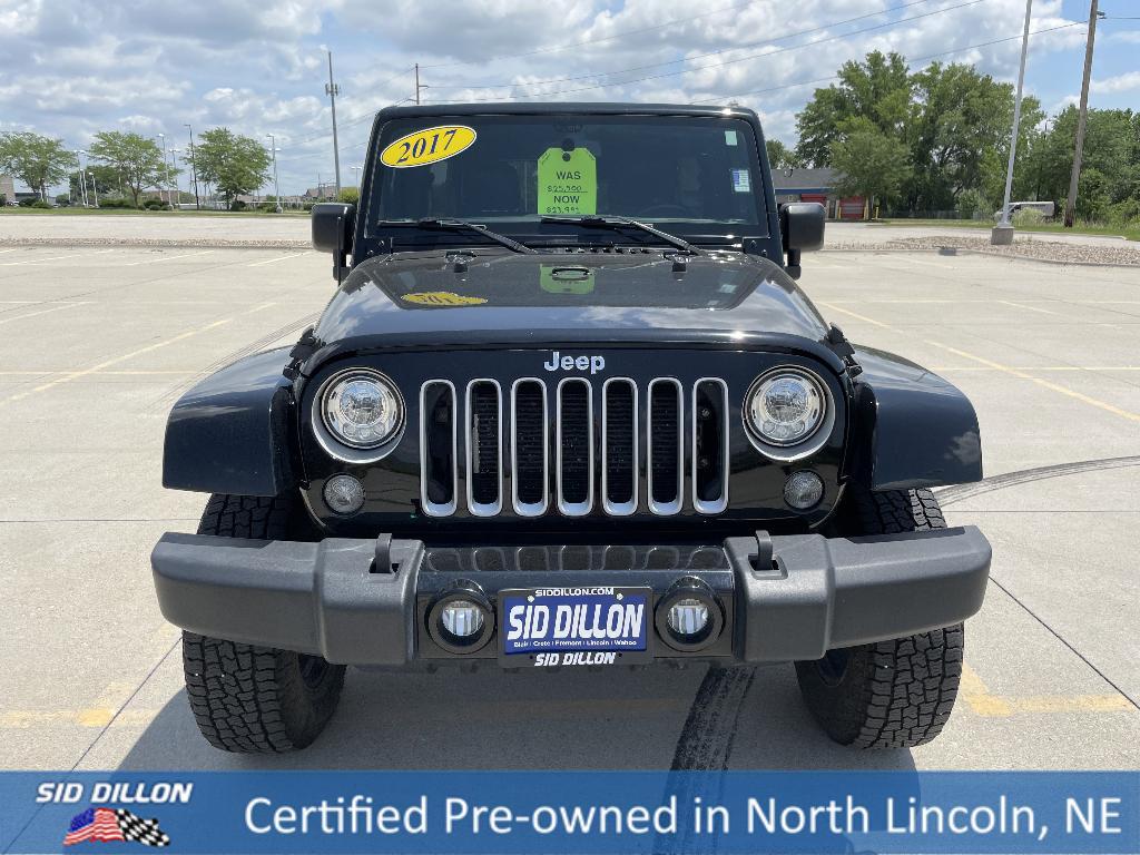 used 2017 Jeep Wrangler Unlimited car, priced at $23,793