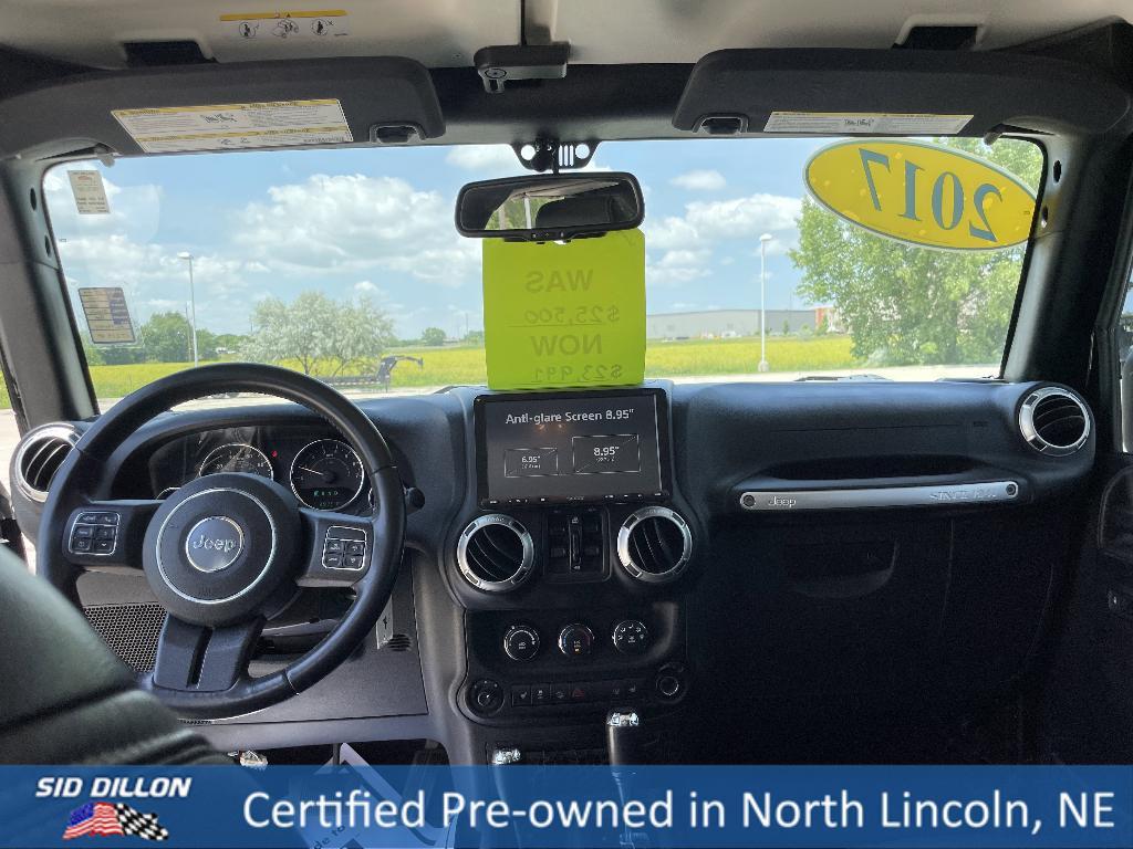 used 2017 Jeep Wrangler Unlimited car, priced at $23,793