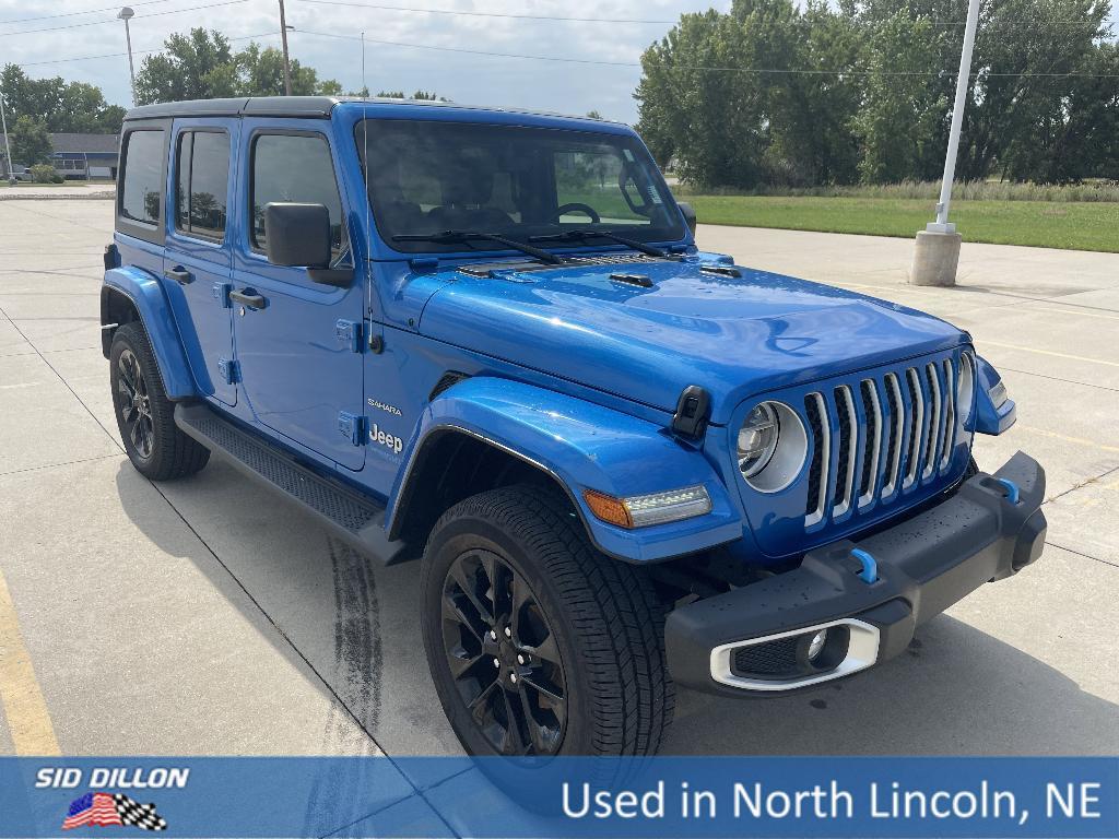 used 2022 Jeep Wrangler Unlimited 4xe car, priced at $34,892