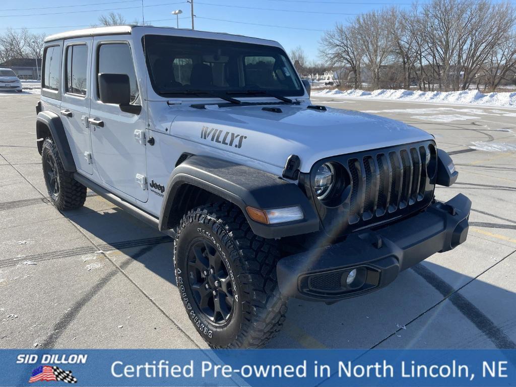 used 2021 Jeep Wrangler Unlimited car, priced at $29,491