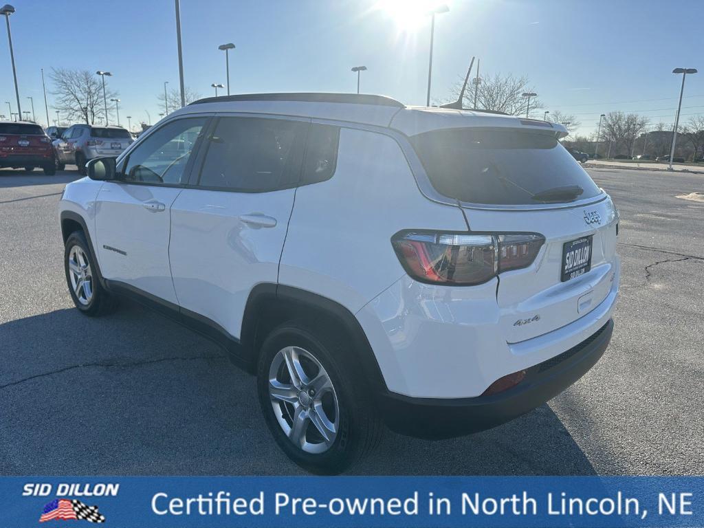 used 2023 Jeep Compass car, priced at $25,493