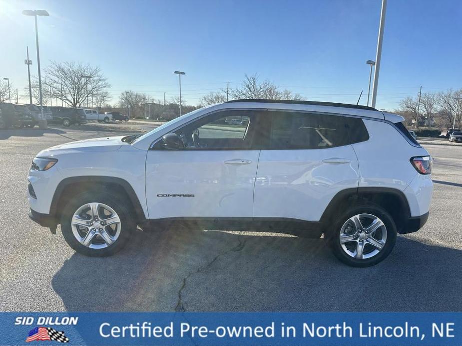 used 2023 Jeep Compass car, priced at $25,493