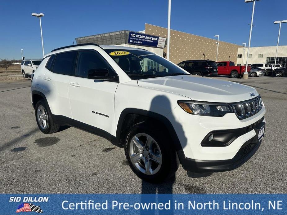 used 2023 Jeep Compass car, priced at $25,493