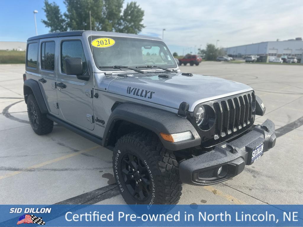 used 2021 Jeep Wrangler Unlimited car, priced at $31,992