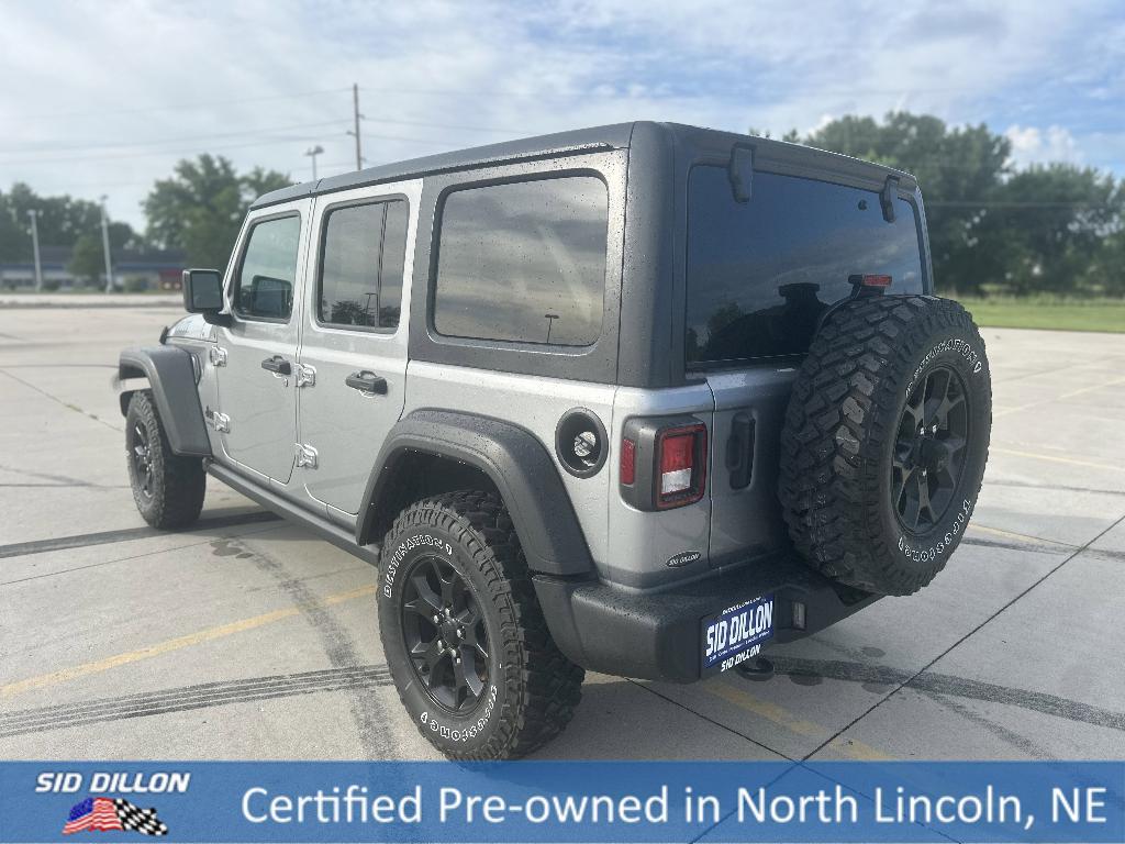 used 2021 Jeep Wrangler Unlimited car, priced at $31,992