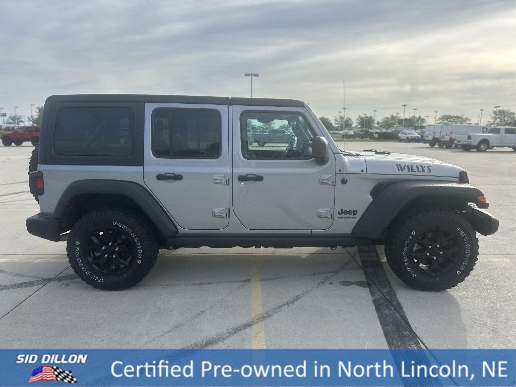 used 2021 Jeep Wrangler Unlimited car, priced at $31,992