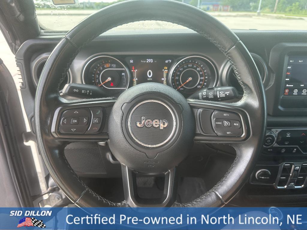 used 2021 Jeep Wrangler Unlimited car, priced at $31,992