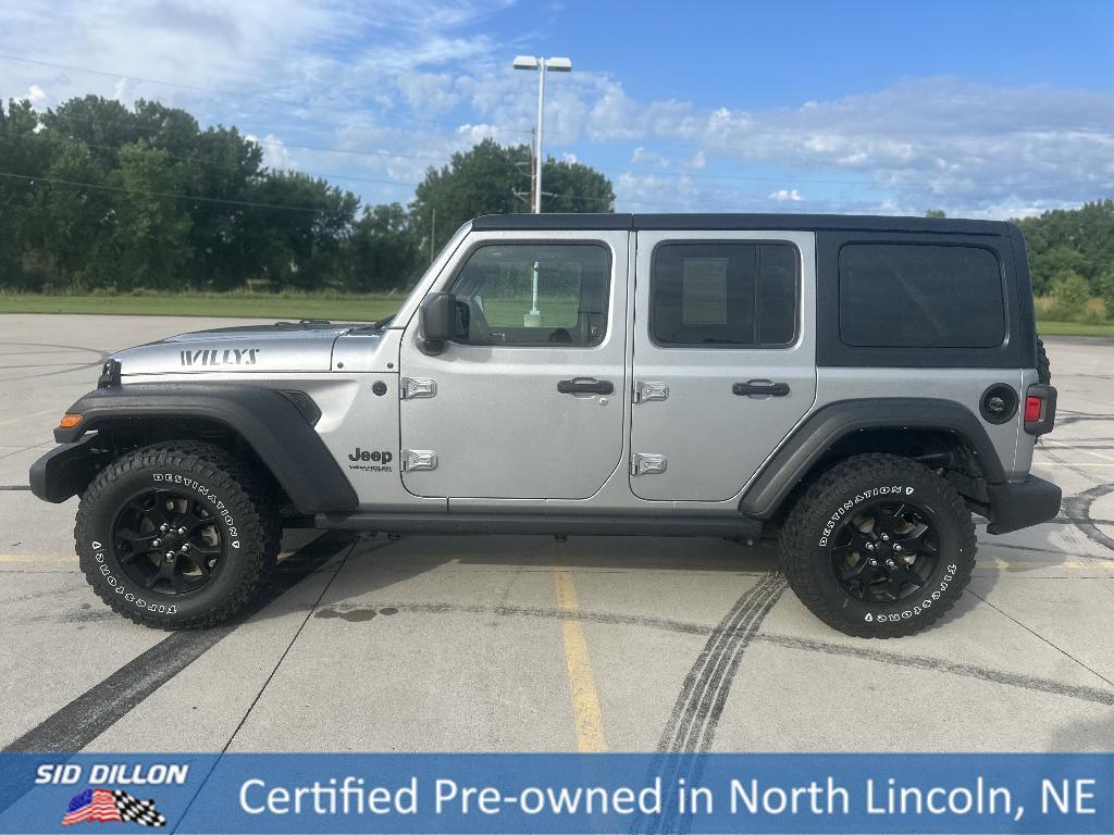 used 2021 Jeep Wrangler Unlimited car, priced at $31,992