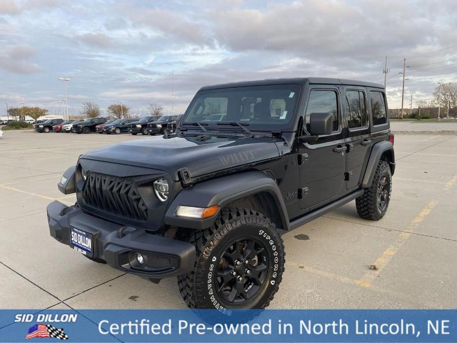 used 2021 Jeep Wrangler Unlimited car, priced at $33,492