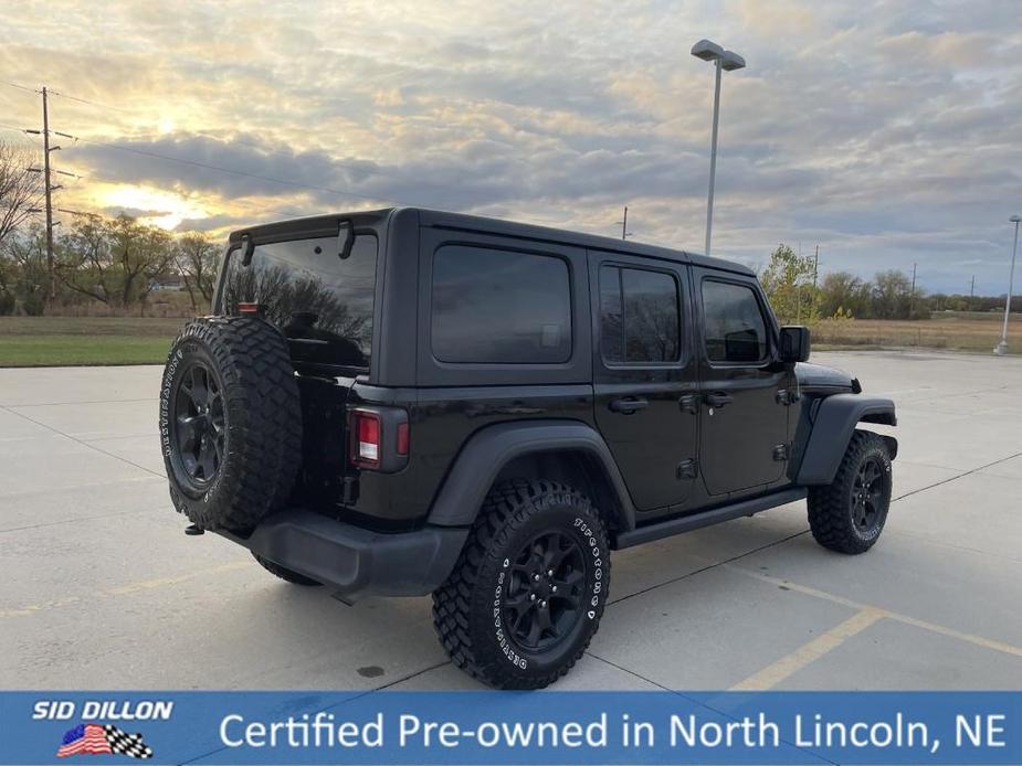 used 2021 Jeep Wrangler Unlimited car, priced at $33,492