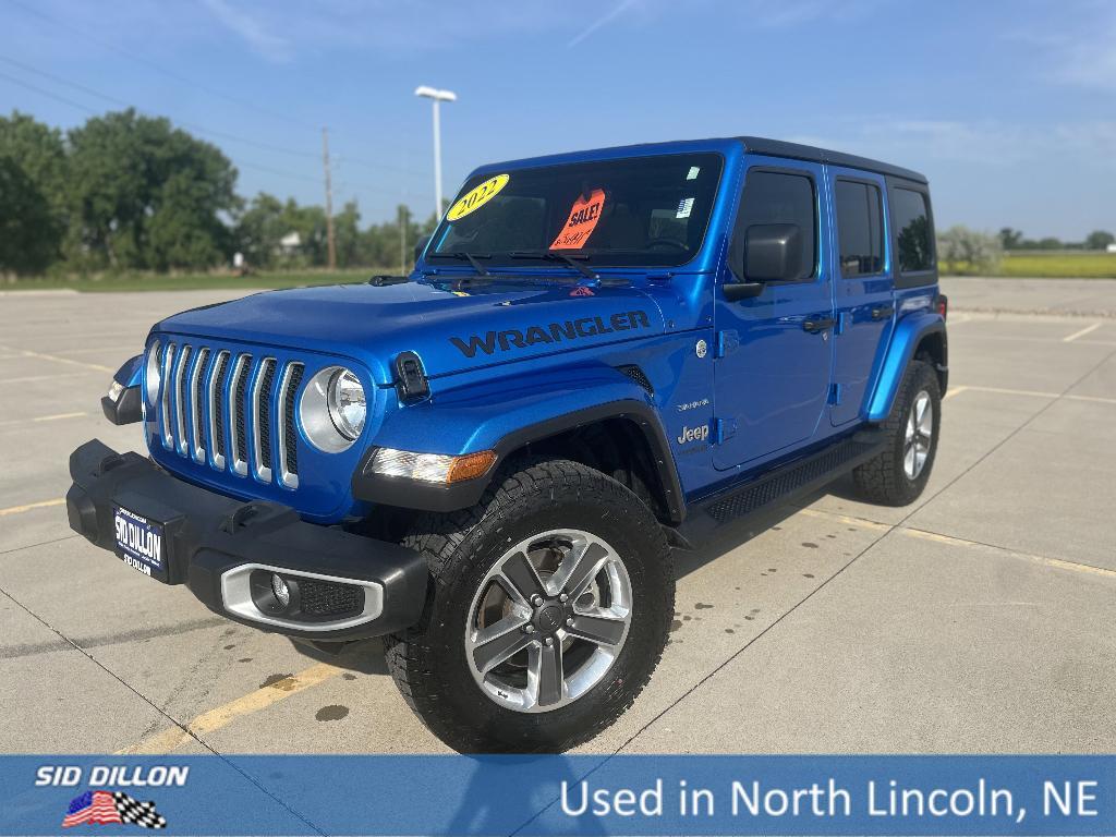 used 2022 Jeep Wrangler Unlimited car, priced at $36,991