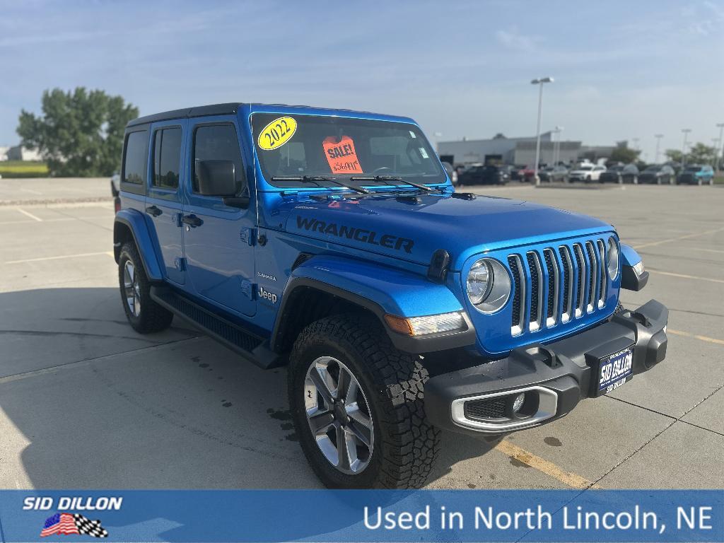 used 2022 Jeep Wrangler Unlimited car, priced at $36,991
