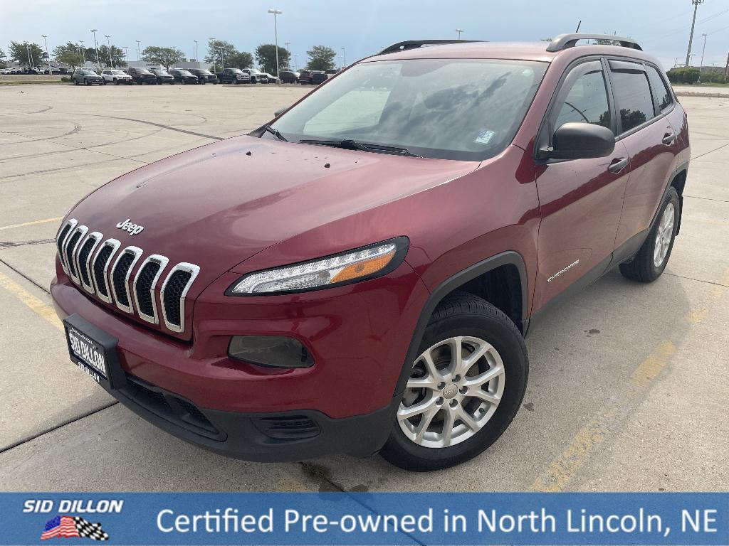 used 2017 Jeep Cherokee car, priced at $13,892