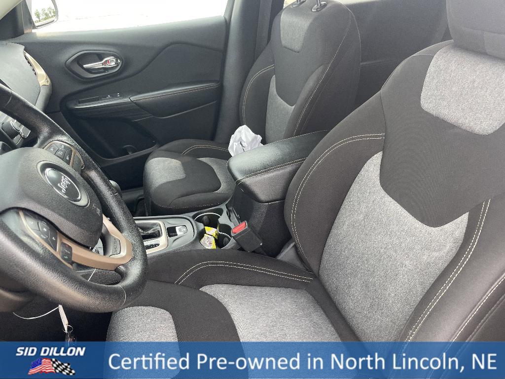 used 2017 Jeep Cherokee car, priced at $13,892