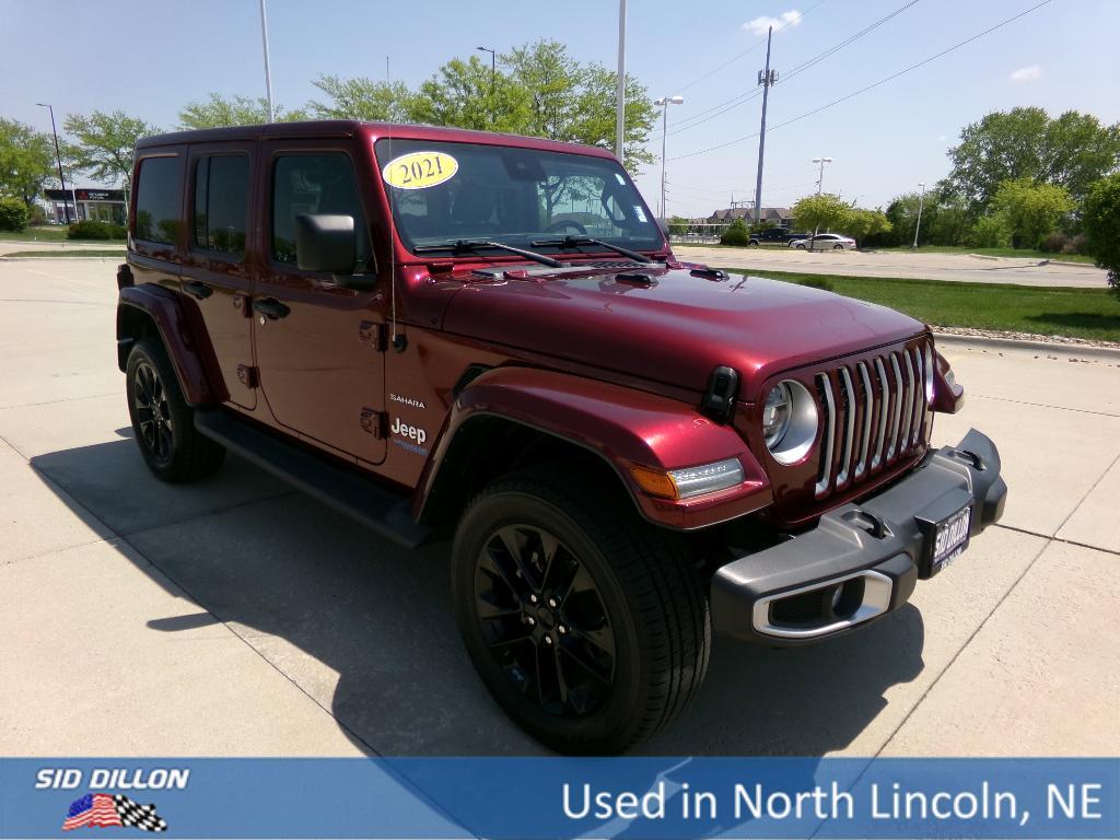 used 2021 Jeep Wrangler Unlimited 4xe car, priced at $32,493