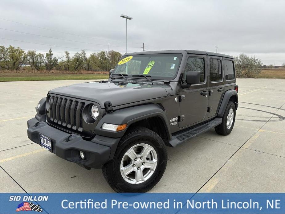 used 2019 Jeep Wrangler Unlimited car, priced at $26,892