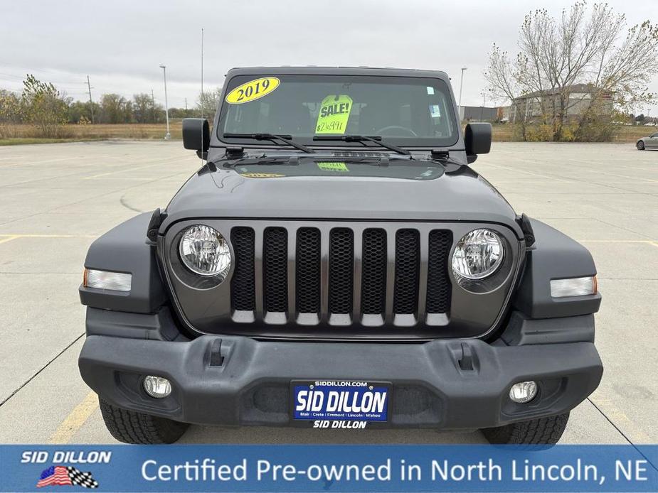 used 2019 Jeep Wrangler Unlimited car, priced at $26,892