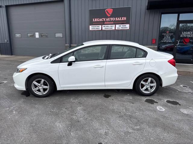 used 2012 Honda Civic car, priced at $7,500