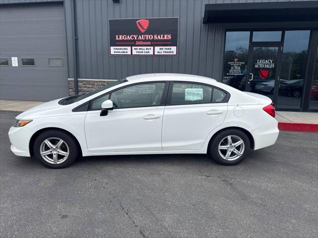 used 2012 Honda Civic car, priced at $6,388