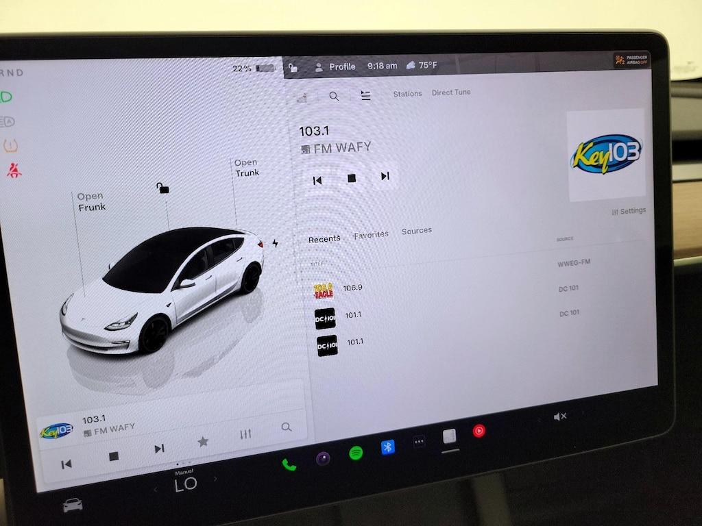 used 2023 Tesla Model 3 car, priced at $35,998
