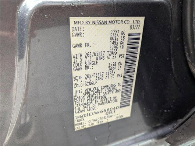 used 2022 Nissan Frontier car, priced at $25,390