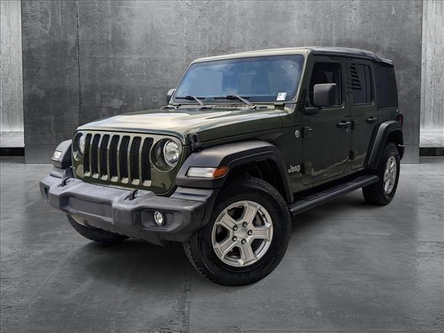 used 2021 Jeep Wrangler Unlimited car, priced at $26,298