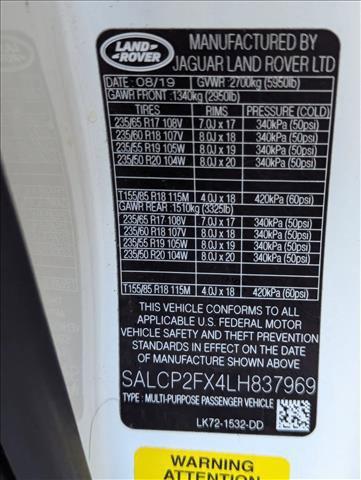 used 2020 Land Rover Discovery Sport car, priced at $23,991