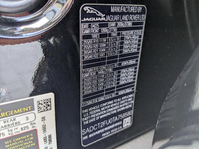 new 2026 Jaguar F-PACE car, priced at $78,808