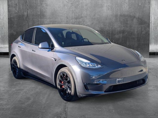 used 2021 Tesla Model Y car, priced at $27,490