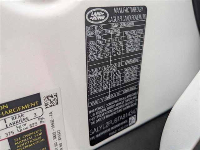 new 2026 Land Rover Range Rover Velar car, priced at $78,747